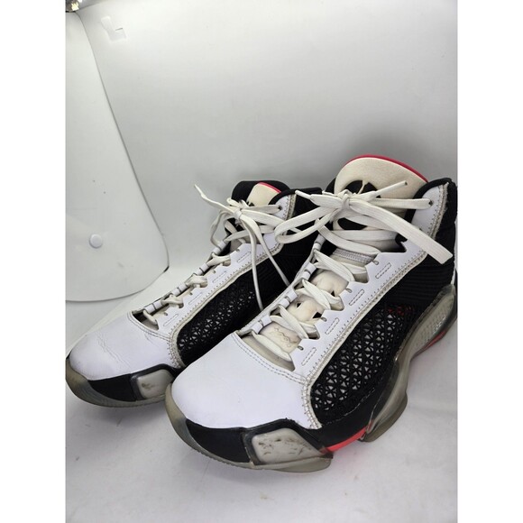 Air Jordan 38 Fundamentals Basketball Shoes Men\'s 7.5 White Black Court Sneakers main image 6